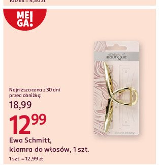 Klamra do włosów Ewa schmitt promocja w Rossmann