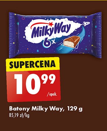 Baton mleczny Milky way promocja w Biedronka