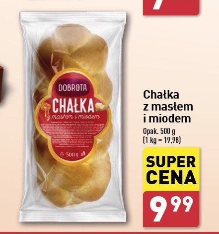 Chałka z masłem i miodem Dobrota promocja