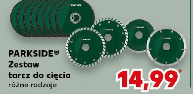 Zestaw tarcz do ci臋cia Parkside promocja