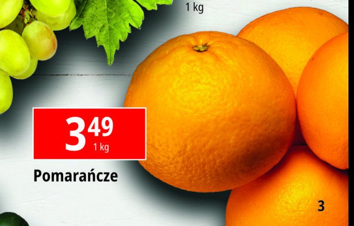 Pomarańcze promocja w Leclerc