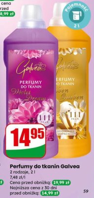 Perfumy do tkanin Galvea Violet Dream promocja w Dino