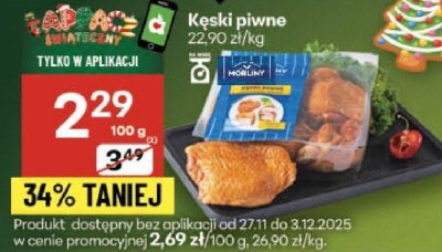 Kęski piwne promocja w Delikatesy Centrum
