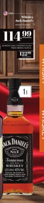 Whiskey Jack Daniel's 1l promocja w POLOmarket