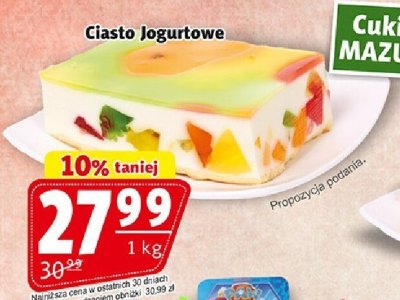 Ciasto Jogurtowe Cukiernia MAZURSKA promocja w Prim Market