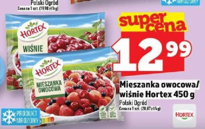 Mieszanka owocowa/wiśnie Hortex 450 g Polski Owoc promocja w TOPAZ
