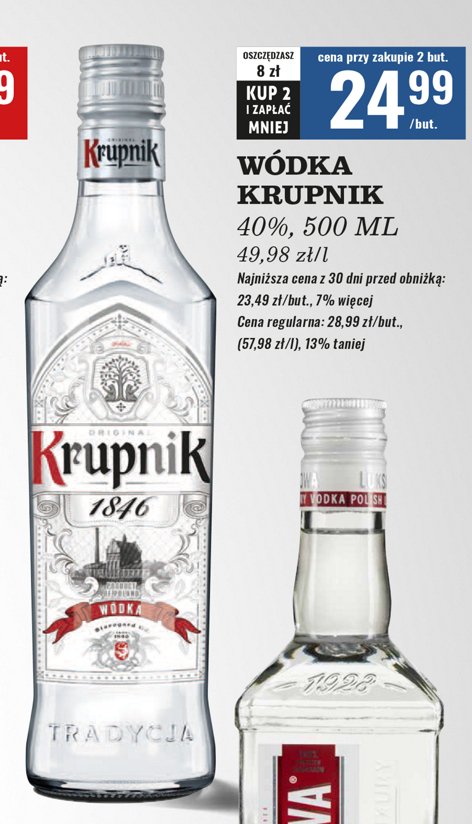 Wódka Krupnik premium promocja