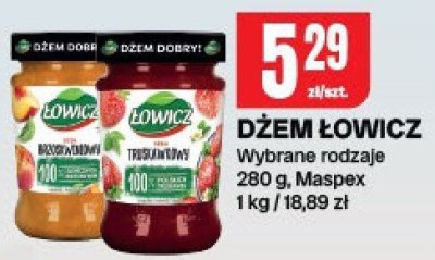 Dżem Łowicz wybrane rodzaje promocja w Chorten