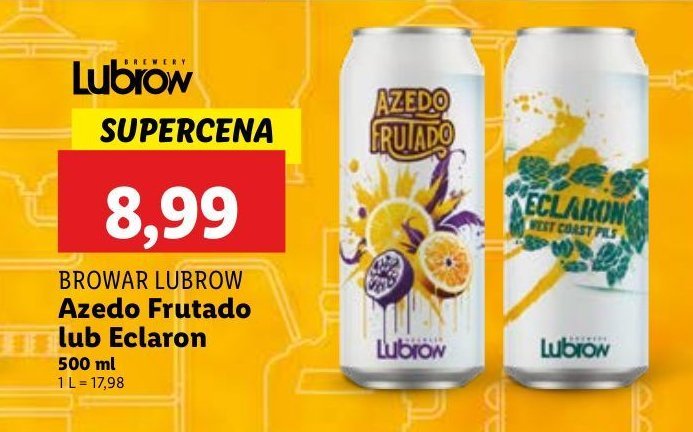 Piwo Lubr贸w azedo fruiado promocja