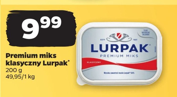 Miks klasyczny Lurpak premium klasyczny Lurpak arla foods promocja