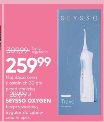Irygator do zębów SEYSSO OXYGEN promocja w Super-Pharm
