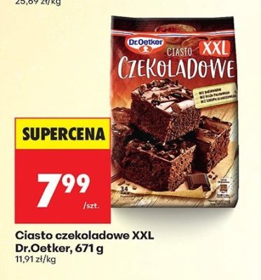 Ciasto czekoladowe XXL promocja w Biedronka