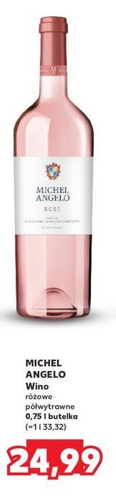 Wino Michelangelo rose promocja w Kaufland