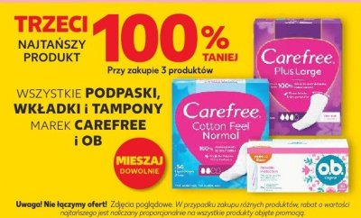 Podpaski, wkładki i tampony wszystkie rodzaje promocja w Kaufland