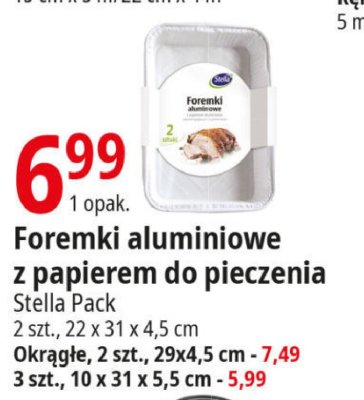 Foremki aluminiowe Stella promocja