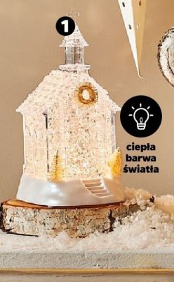 Dekoracja kościół LED wys. 22 cm promocja w Netto