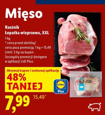 Łopatka wieprzowa promocja w Lidl