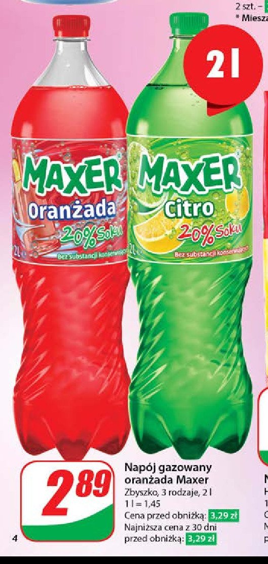Nap贸j citro Maxer promocja