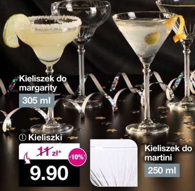Kieliszki do margarity 305 ml promocja w Woolworth