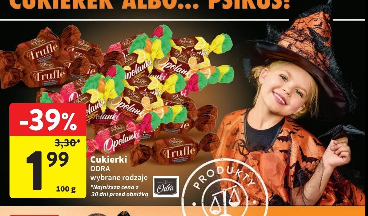 Cukierki trufla Odra promocja