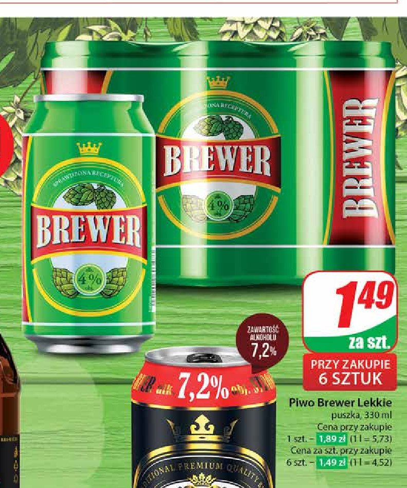 Piwo Brewer promocja