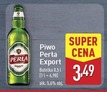 Piwo Perła export promocja w Aldi
