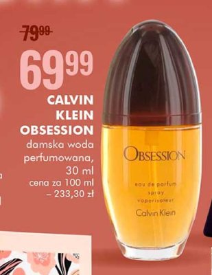 Woda perfumowana Calvin klein obsession woman promocja