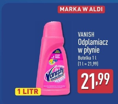 Odplamiacz w płynie VANISH promocja w Aldi