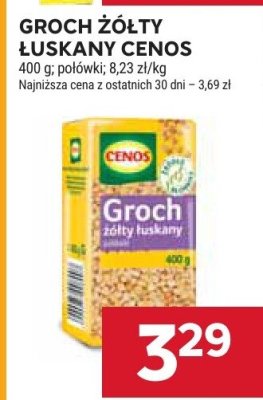 Groch żółty łuskany Cenos promocja w Stokrotka