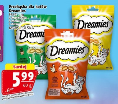 Przekąska dla kotów Dreamies promocja w Prim Market
