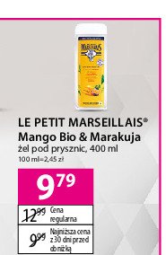 Żel pod prysznic organic mango&passion Le petit marseillais promocja