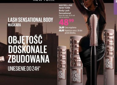 Tusz do rzęs Lash Sensational Body promocja w Hebe