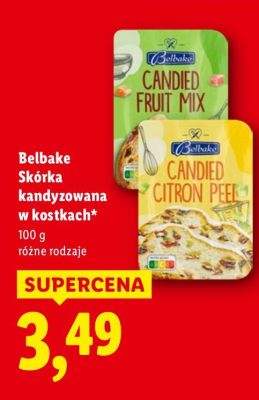 Skórka kandyzowana Belbake Candied Citron Peel promocja w Lidl