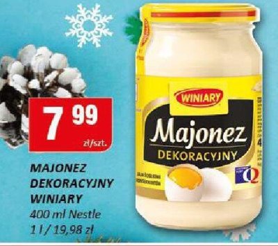 Majonez dekoracyjny Winiary Nestle promocja w Chorten