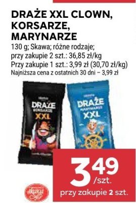 Draże XXL Marynarze promocja w Stokrotka
