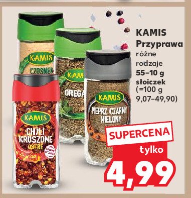 Pieprz czarny mielony - słoiczek Kamis promocja