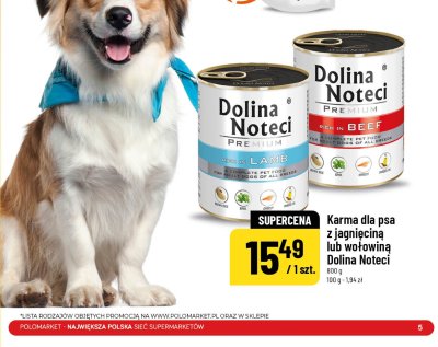 Karma dla psa z jagnięciną Puffi promocja w POLOmarket