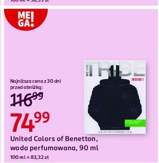 Woda perfumowana United colors of benetton tribe promocja