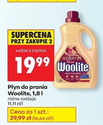 Płyn do prania 1,8 l różne rodzaje promocja w Biedronka