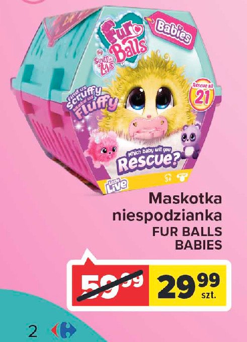 Zwierzątko interaktywne fur balls Tm toys promocja