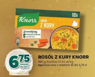 Rosół z kury Knorr promocja w Stokrotka