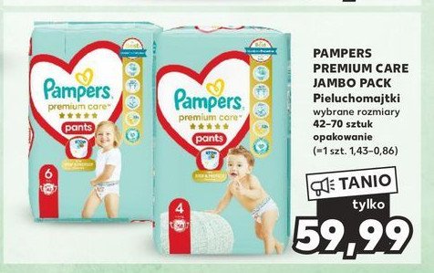 Pieluszki dla dzieci 4 Pampers premium care pants promocja