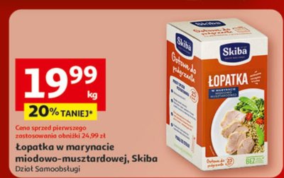 Łopatka w marynacie miodowo-musztardowej Skiba promocja w Auchan