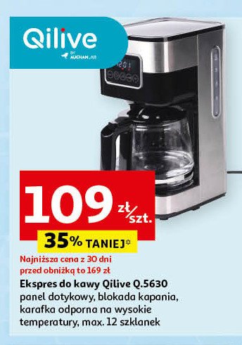 Ekspres q.5630 Qilive promocja w Auchan