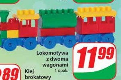 Lokomotywa z 2 wagonami promocja