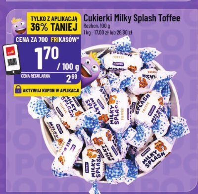 Cukierki Milky Splash Toffee promocja w POLOmarket