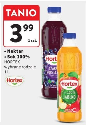 Nektar / Sok 100% Hortex promocja w Intermarche