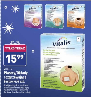 Plastry rozgrzewające na plecy Vitalis promocja