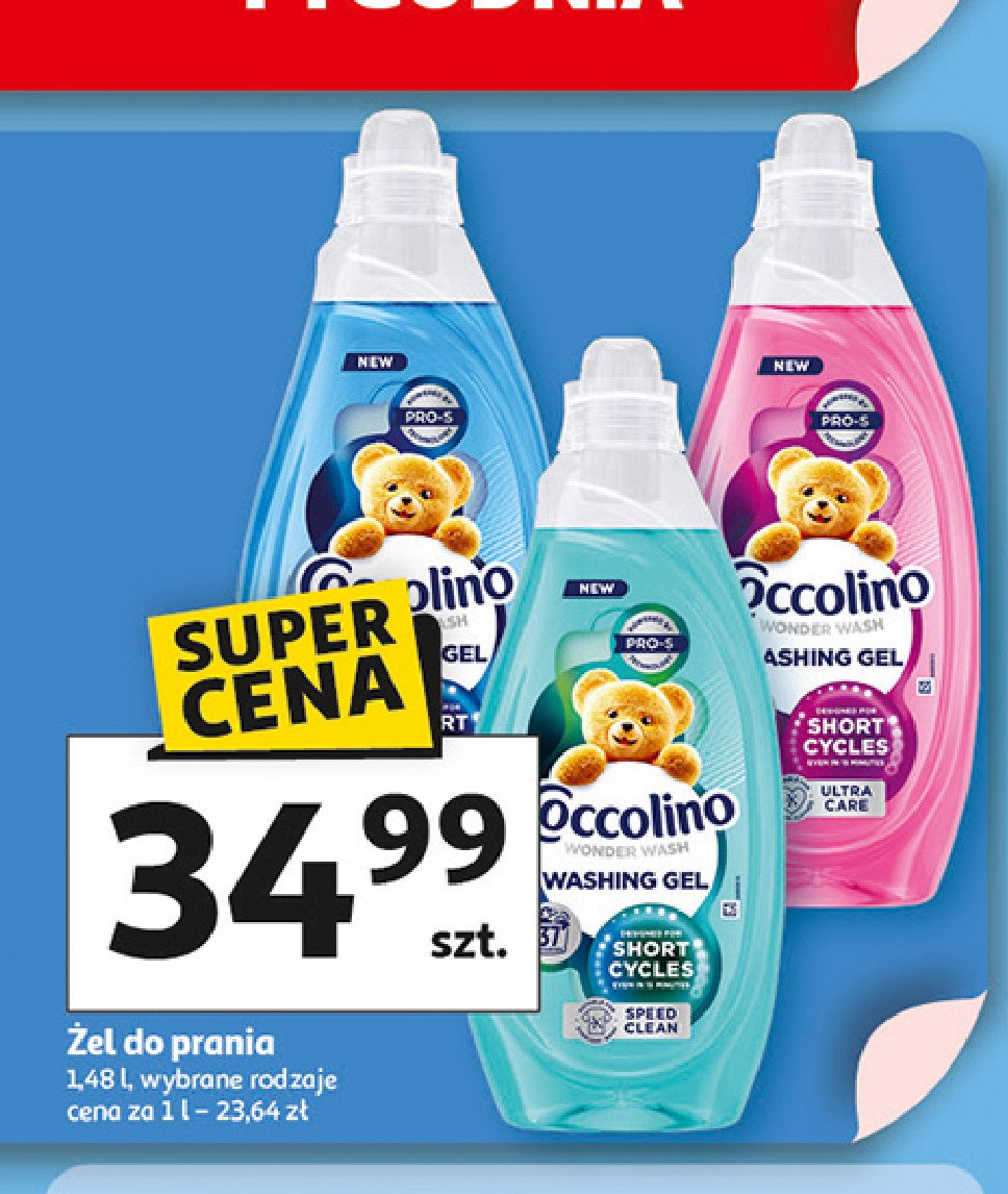 Żel do prania ultra care Coccolino promocja w Auchan