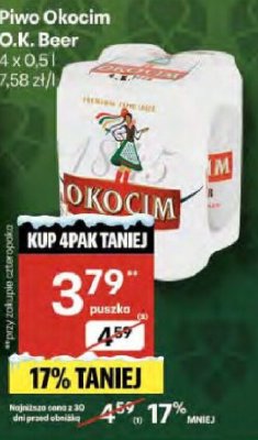 Piwo promocja w Delikatesy Centrum